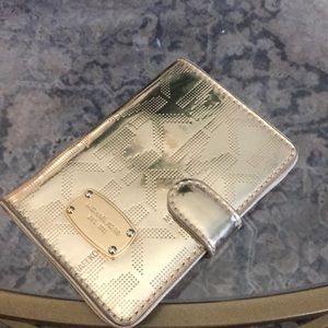 Michael Kors Passport Wallet-Gold